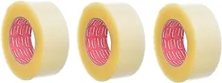 Good Pack High Quality Clear Tape Size 4.8cm*200mtr For Daily Use With Durable Material Pack of 3 Pcs For School, Offce - Clear