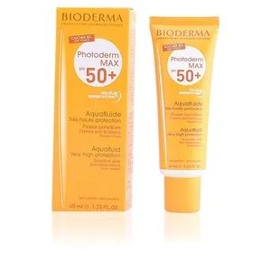 Bioderma Photoderm Max واقي شمسي للوجه ذو حماية عالية جدًا أكوافلويد - عامل حماية من الشمس 50+- 40 مل