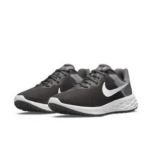 Nike Revolution 6 Nn Laced Shoes  -  Iron Grey,  White &  Smoke Grey