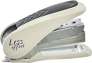 Munix 25025 High Quality Stapler Use Staples 24-26/6 Capacity of 20 Sheets Suitable For Home, School, Or Educational Centers - White