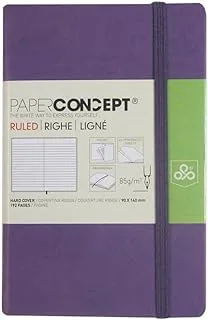 OPP PAPER CONCEPT 14 x 9 Executive Notebook Hard cover - Assorted Colors - Purple