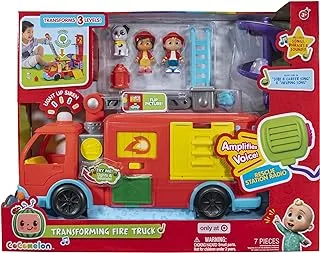 Cocomelon Deluxe Transforming Firetruck بطارية تعمل