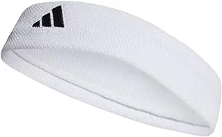 adidas Tennis Headband Unisex Adult White/Black Osfy Tennis Headband, White/black