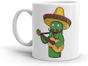 Awesome Mexican Cactus Mug - Travel Gift Mexico Sombrero Guitar Funny Cup #4703