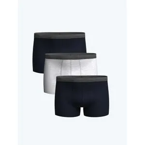 LC Waikiki Standard Fit Cotton Flexible Men's Boxer 3-Piece