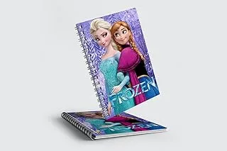 Quick Print Frozen Notebook A5-100 Papers - Wooden Cover