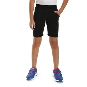 Diadora Printed Cotton Short For Boys - Black