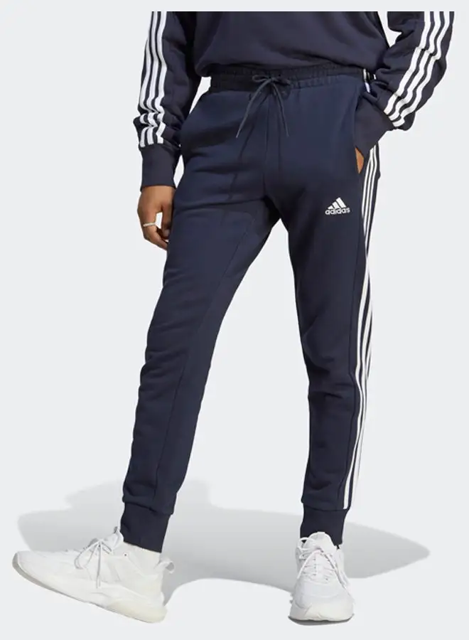 Adidas Essentials French Terry Tapered Cuff 3-Stripes Joggers