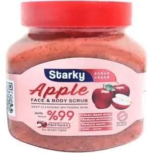 Starky Face & Body Scrub Cream - APPLE - 300Ml