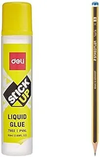 Deli E7302 Liquid Glue + NORIS PENCIL, HARDNESS H