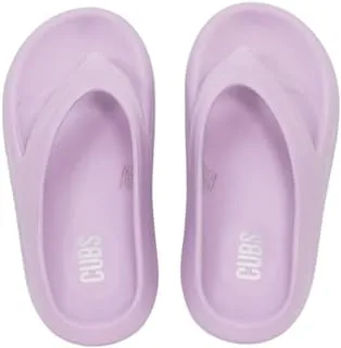 Cubs unisex-child CUBS Chunky High Platform Flip Flop Lilac Flip-Flop