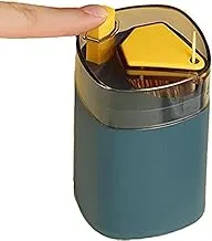 Toothpick Holder Dispenser, Pop-Up Automatic Toothpick Dispenser, Toothpick Storage Box - Blue