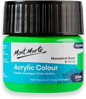 Monte Marte MSCH1057 Acrylic Colour Paint 100 ml, Monastral Green