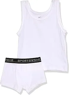 Charmaine Boys Tank Top and Boxer Underwear Set