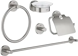 Grohe 40344 Bathroom Set 5-Pieces, Silver