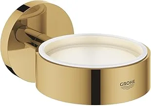 Grohe 40369GL1 Glass and Soap Dish Holder, Gold