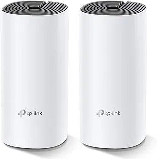 TP-Link Deco Whole Home AC1200 Mesh WiFi System - Up to 5,500 sq. ft. Coverage, WiFi Router/Extender Replacement, Gigabit Ports, Seamless Roaming, Parental Controls, Works with (Deco M4 2-Pack)