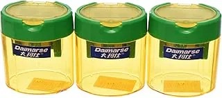 Daimarse DMS-151 High Quality Double Holes Pencil Sharpener Strong and durable for School, Office - Yellow