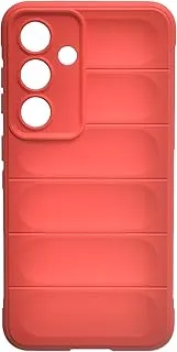 Boter High Quality 3D Silicone Back Cover With Robust Protection Against Drops Impacts For Samsung Galaxy S24 -Red