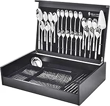 Belo Inox CAPRI STAIN Fork And Spoon Set 75 Pieces Stainless Steel 18/10 Silver