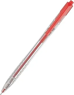 Deli EQ01340 Arrow Ball Point Pen, Red