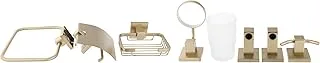 Infinity AC Accessories Set of 6 Pieces, Gold Matte IN - 1200 B