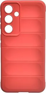 Boter High Quality 3D Silicone Back Cover With Robust Protection Against Drops Impacts For Samsung Galaxy S24 Plus - Red