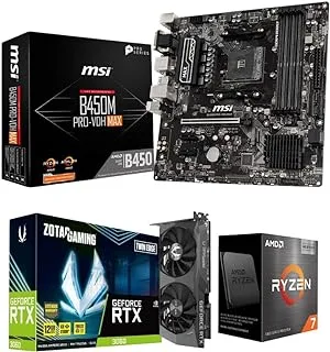 Gaming PC Bundles (Ryzen 7 5700X3D + MB MSI B450M PRO VDH Max + Zotac RTX 3060 Twin Edge 12GB) Local Warranty