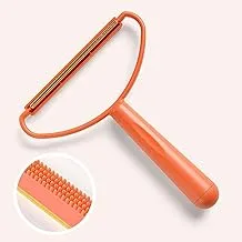 Portable Lint Remover for Clothes and Pet Hair Removal, Portable Lint Remover - Manual Pet Hair Remover for Easy Pet Hair and Fur, Now in PRIME SHOP (Orange)