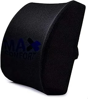 Max Comfort Medical Backrest - Car & Office Black - Memory Foam