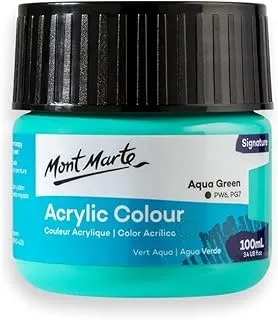 Monte Marte MSCH1021 Acrylic Colour Paint 100 ml, Aqua Green