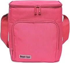 Hot & Cold Lunch Bag with Adjustable Strap (Pink-10L)