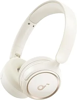 Soundcore H30i Wireless On-Ear Headphones, Foldable Design, Pure Bass, 70H Playtime, Bluetooth 5.3, Lightweight and Comfortable, App Connectivity, Multipoint Connection (White)