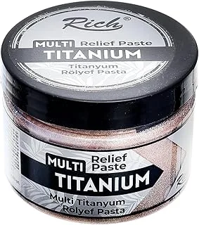 Rich NO:5508_04346 Titanium Metallic Relief Paste 150ML Designed To Catch The Eye And Leave A Lasting Impression - Purple