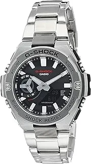 Casio Men's Watch G-Shock G-Steel Solar Power Digital Analog Black Dial Stainless Steel Band GST-B500D-1ADR.