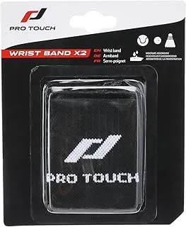 Pro Touch Wrist Band 2-Pieces, Black