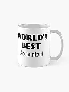 accountant design white mug