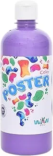 WKW High Quality Poster Color 600Ml For Professional Craft Paint, Art, Artists Beginners, Rocks, Wood, Fabric - Purple