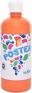 WKW High Quality Poster Color 600Ml For Professional Craft Paint, Art, Artists Beginners, Rocks, Wood, Fabric - Orange