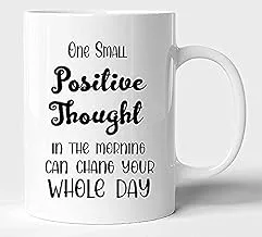 BLISSart Coffee Mug, Chai Cup, Milk Mugs, Tea Cups, Ceramic Motivational Quotes Printed Mugs Gift for Men, Boys, Student, Kids, Friends, Colleague, Office, (Single Piece, White, 350ml)