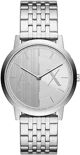 Armani Exchange Two-Hand Stainless Steel Watch - AX2870, SILVER