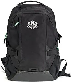 Umbro Pro Training Elite Backpack, Medium, Black/Silver/Andean Toucan