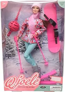 Fashion Doll With Skateboard And Accessories 7 Pieces +3 Years -L5748A