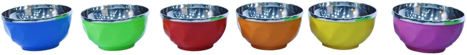 Generic Stainless Steel Bowls 6-Piece Set