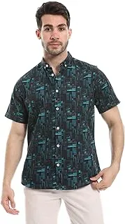 Andora Mens Patterned Summer Half Sleeves 37S24M3901 Western