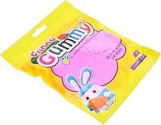 Funny Gummy 9001 Soft flexible Clay for Playing Moldable 60gm in Resealable Bag - Fuchsia