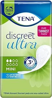 TENA Discreet Mini Incontinence Pads, 20 each