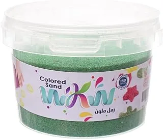 WKW High Quality Colored Sand 500ml For Arts And And Crafts - Green