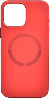 High Quality Magsafe Silicone Back Cover With Camera Lens For Robust Protection Against Drops Impacts For Iphone 13 Pro Max - Red