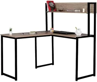 Furvive Folary Office Corner Desk, 120 cm Length x 140 cm Width x 77 cm Height